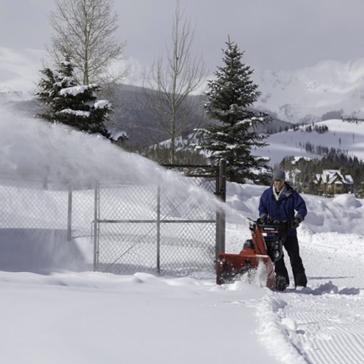9HP 28In Two Stage Track Drive Snow Blower - Image 3