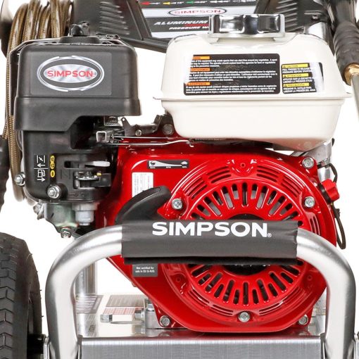 Aluminum 3400 PSI at 2.5 GPM HONDA GX200 with CAT Triplex Plunger Pump Cold Water Professional Gas Pressure Washer - Image 5