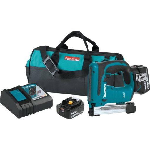 18 Volt Lithium-Ion Brushless 3/8 in. Crown Stapler Kit, 5.0 Ah