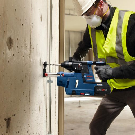 Bosch 18V SDS plus Bulldog 1" Rotary Hammer Kit with Dust Collection Attachment - Image 10
