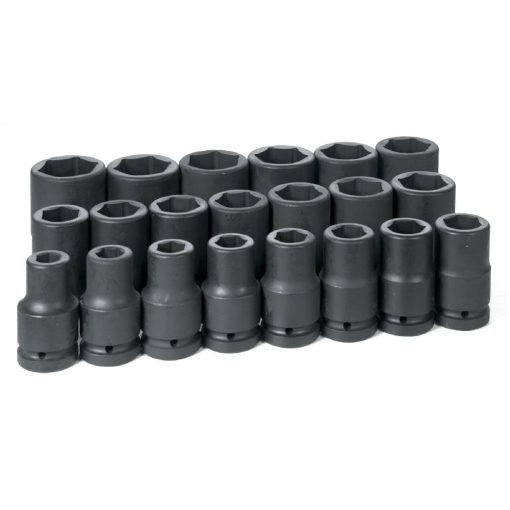 1" Drive 21 Piece Deep Fractional Set 3/4" to 2"