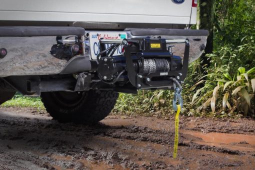 Champion 12,000-lb. Truck/SUV Synthetic Rope Winch Kit with Speed Mount - Image 5