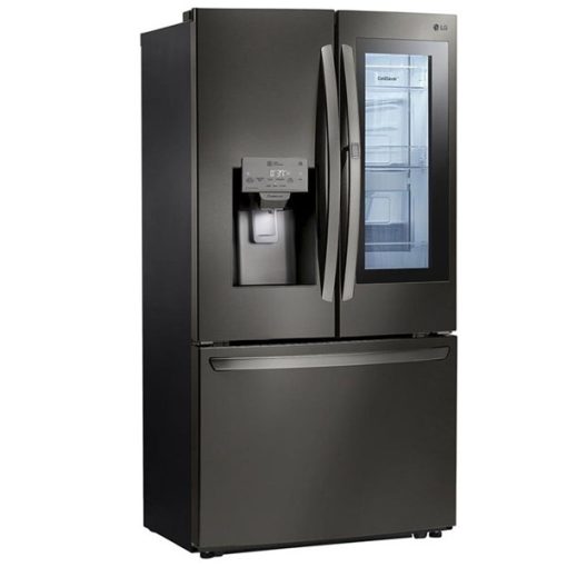 21.9 cu ft French Door Black Stainless Steel Refrigerator - Image 2
