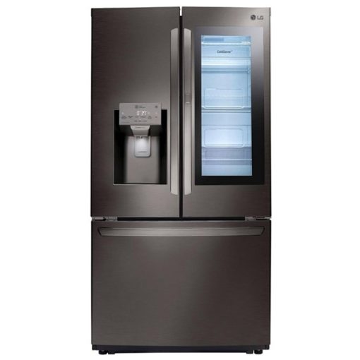 26 cu ft French Door Black Stainless Steel Refrigerator