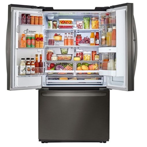 26 cu ft French Door Black Stainless Steel Refrigerator - Image 5