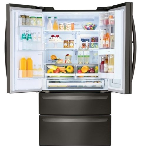 27.8 cu ft French Door Black Stainless Steel Refrigerator - Image 3
