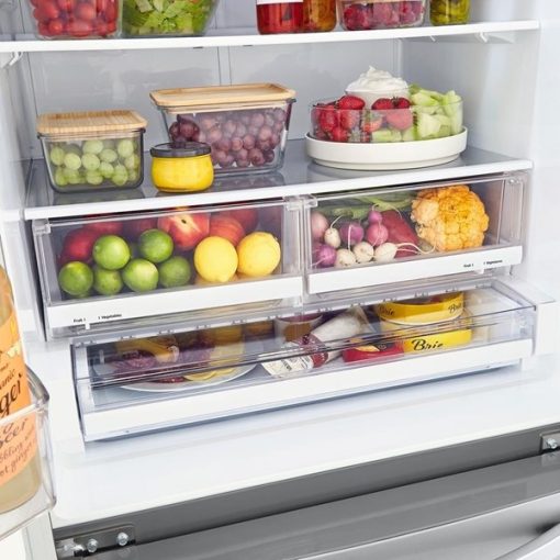 25.1 cu ft French Door Stainless Refrigerator - Image 4