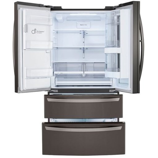 27.6 cu ft French Door Black Stainless Steel Refrigerator - Image 2