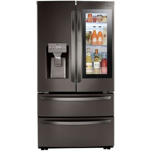 27.6 cu ft French Door Black Stainless Steel Refrigerator