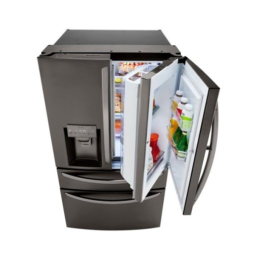 29.5 cu ft French Door Black Stainless Steel Refrigerator - Image 3