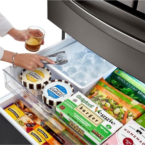 29.5 cu ft French Door Black Stainless Steel Refrigerator - Image 7