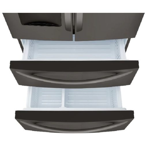 28.6 cu ft 4-Door Black Stainless Steel Refrigerator - Image 3