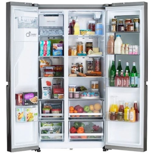 27 cu ft Side-by-Side Stainless Refrigerator - Image 3