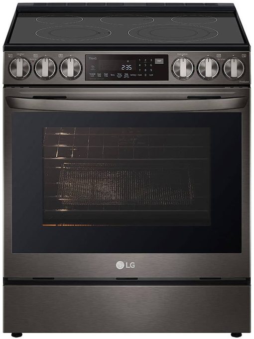 LG 6.3 Cu. Ft. PrintProof Black Stainless Steel Smart Wi-Fi Enabled ProBake Convection InstaView Electric Slide-In Range With Air Fry - Image 8