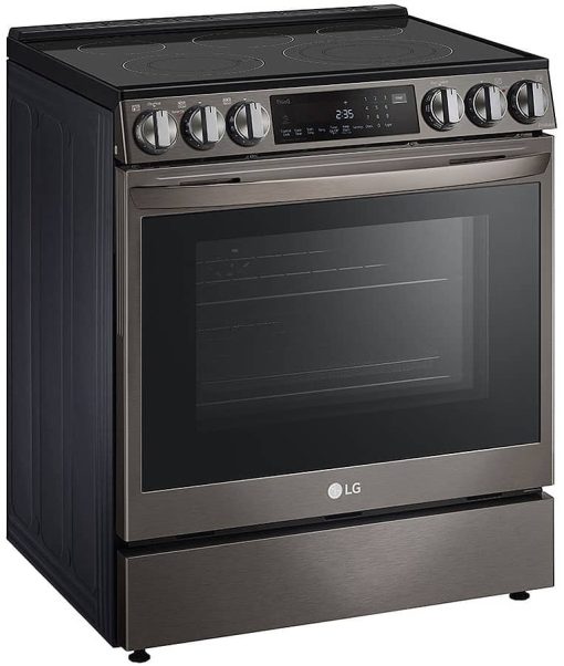 LG 6.3 Cu. Ft. PrintProof Black Stainless Steel Smart Wi-Fi Enabled ProBake Convection InstaView Electric Slide-In Range With Air Fry - Image 7