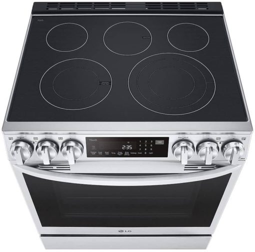 LG 6.3 Cu. Ft. PrintProof Stainless Steel Smart Wi-Fi Enabled ProBake Convection InstaView Electric Slide-In Range With Air Fry - Image 9