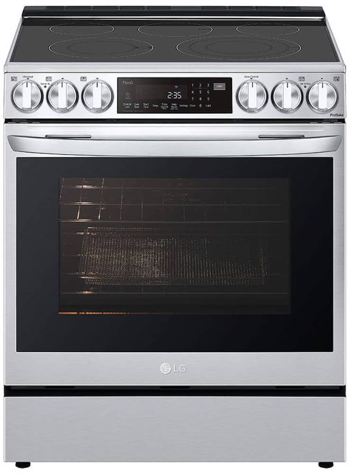 LG 6.3 Cu. Ft. PrintProof Stainless Steel Smart Wi-Fi Enabled ProBake Convection InstaView Electric Slide-In Range With Air Fry - Image 8