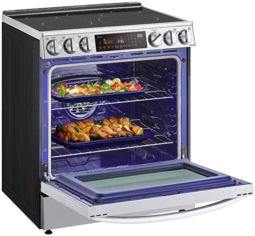 LG 6.3 Cu. Ft. PrintProof Stainless Steel Smart Wi-Fi Enabled ProBake Convection InstaView Electric Slide-In Range With Air Fry - Image 5