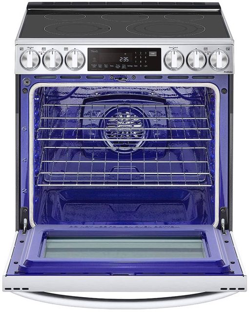LG 6.3 Cu. Ft. PrintProof Stainless Steel Smart Wi-Fi Enabled ProBake Convection InstaView Electric Slide-In Range With Air Fry - Image 2