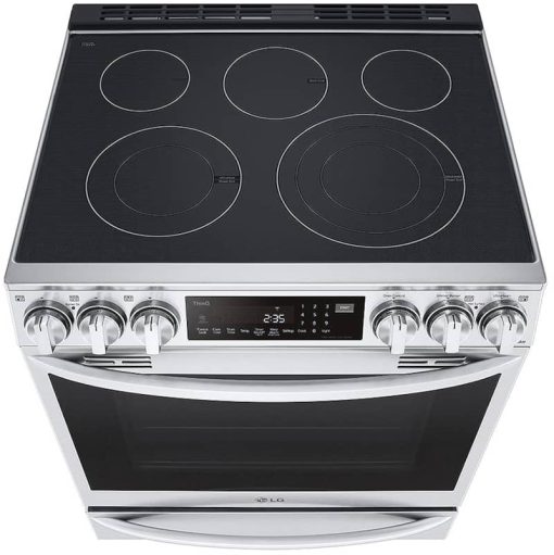LG 6.3 Cu. Ft. PrintProof Stainless Steel Smart Wi-Fi Enabled ProBake Convection InstaView Electric Slide-In Range With Air Fry - Image 9