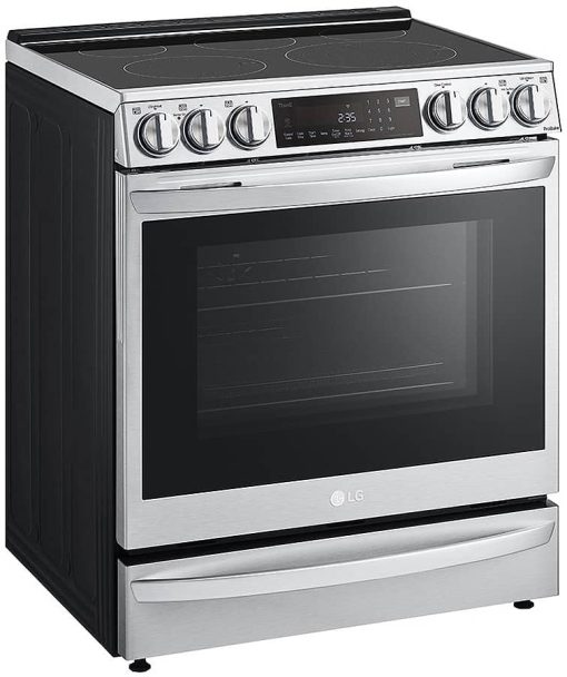 LG 6.3 Cu. Ft. PrintProof Stainless Steel Smart Wi-Fi Enabled ProBake Convection InstaView Electric Slide-In Range With Air Fry - Image 7