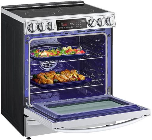 LG 6.3 Cu. Ft. PrintProof Stainless Steel Smart Wi-Fi Enabled ProBake Convection InstaView Electric Slide-In Range With Air Fry - Image 5