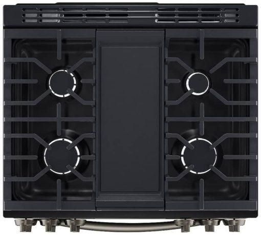 LG 6.3 Cu. Ft. PrintProof Black Stainless Steel Smart Wi-Fi Enabled ProBake Convection InstaView Gas Slide-In Range With Air Fry - Image 10
