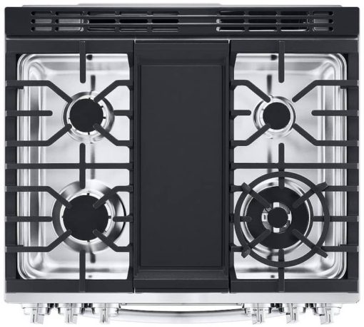 LG 6.3 Cu. Ft. PrintProof Stainless Steel Smart Wi-Fi Enabled ProBake Convection InstaView Gas Slide-In Range With Air Fry - Image 10