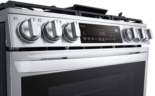 LG 6.3 Cu. Ft. PrintProof Stainless Steel Smart Wi-Fi Enabled ProBake Convection InstaView Gas Slide-In Range With Air Fry - Image 11
