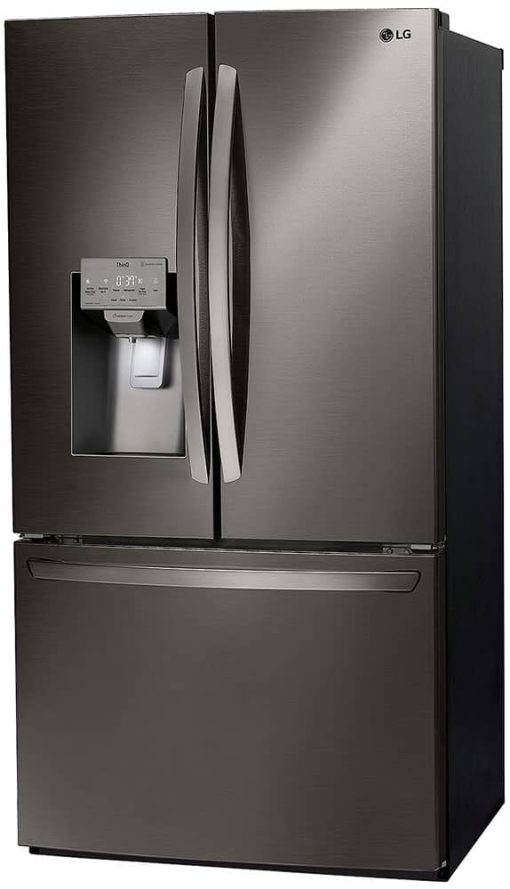 LG 22 Cu. Ft. Black Stainless Steel Smart Wi-Fi Enabled French Door Counter-Depth Refrigerator - Image 5