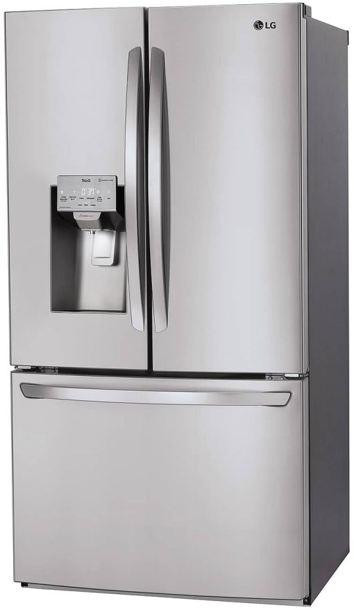 LG 22 Cu. Ft. PrintProof Stainless Steel Smart Wi-Fi Enabled French Door Counter-Depth Refrigerator - Image 5