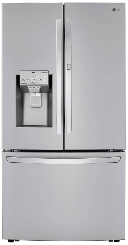LG ADA 24 Cu. Ft. PrintProof Stainless Steel Smart Wi-Fi Enabled Door-In-Door Counter-Depth Refrigerator With Craft Ice Maker
