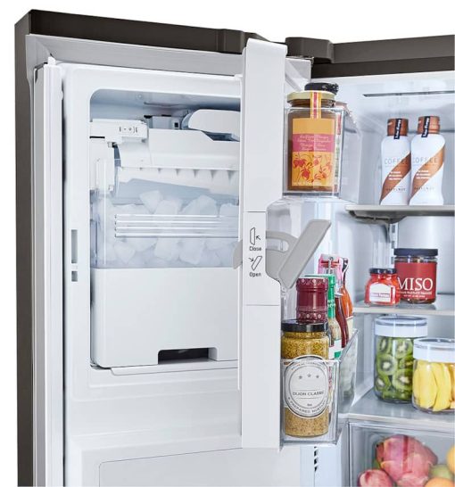 LG ADA 30 Cu. Ft. PrintProof Black Stainless Steel Smart Wi-Fi Enabled Door-In-Door Refrigerator With Craft Ice Maker - Image 8