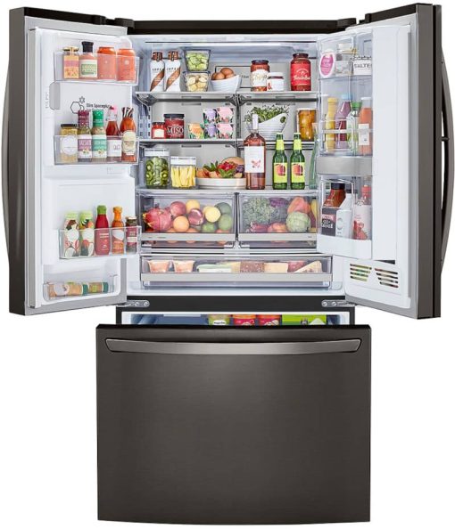 LG ADA 30 Cu. Ft. PrintProof Black Stainless Steel Smart Wi-Fi Enabled Door-In-Door Refrigerator With Craft Ice Maker - Image 2