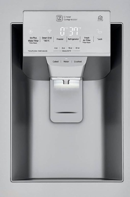 LG ADA 30 Cu. Ft. PrintProof Stainless Steel Smart Wi-Fi Enabled Door-In-Door Refrigerator With Craft Ice Maker - Image 7