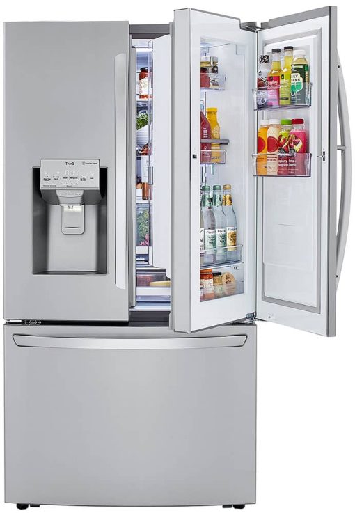 LG ADA 30 Cu. Ft. PrintProof Stainless Steel Smart Wi-Fi Enabled Door-In-Door Refrigerator With Craft Ice Maker - Image 3