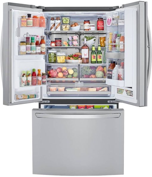 LG ADA 30 Cu. Ft. PrintProof Stainless Steel Smart Wi-Fi Enabled Door-In-Door Refrigerator With Craft Ice Maker - Image 2