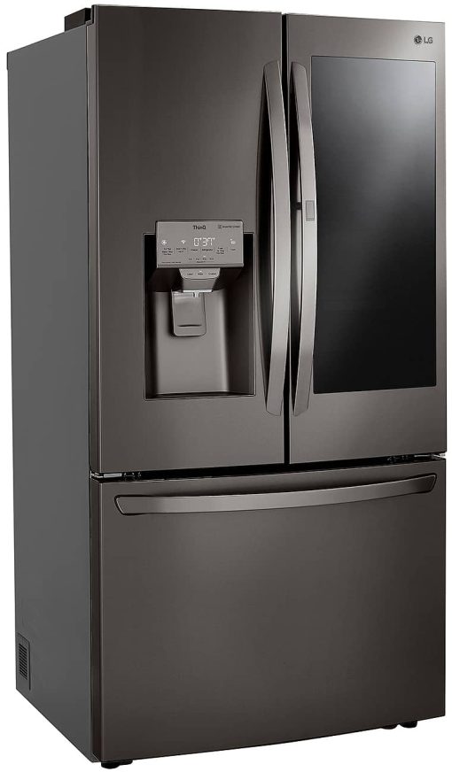 LG ADA 24 Cu. Ft. PrintProof Black Stainless Steel Smart Wi-Fi Enabled InstaView Door-In-Door Counter-Depth Refrigerator With Craft Ice - Image 5