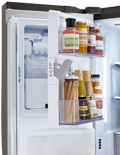 LG ADA 24 Cu. Ft. PrintProof Black Stainless Steel Smart Wi-Fi Enabled InstaView Door-In-Door Counter-Depth Refrigerator With Craft Ice - Image 9