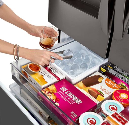 LG ADA 30 Cu. Ft. PrintProof Black Stainless Steel Smart Wi-Fi Enabled InstaView Door-In-Door Refrigerator With Craft Ice Maker - Image 10