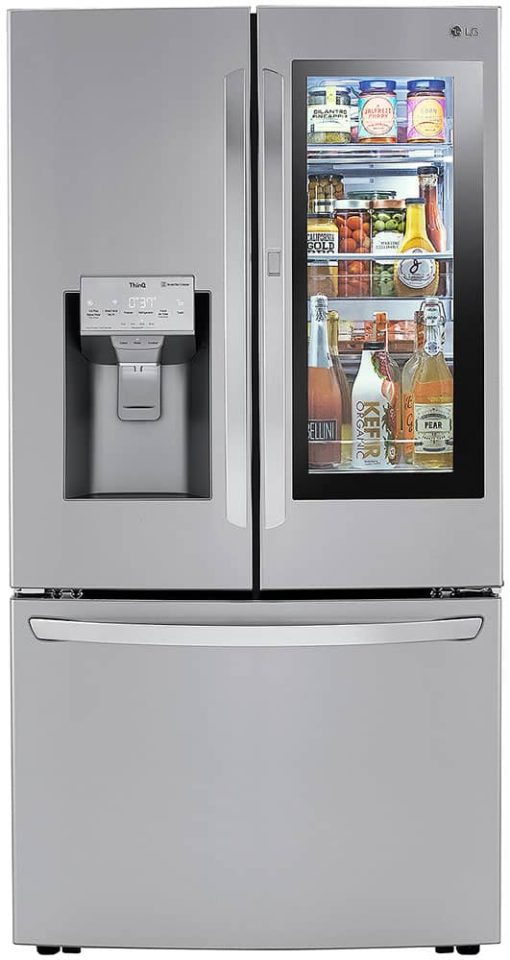 LG ADA 30 Cu. Ft. PrintProof Stainless Steel Smart Wi-Fi Enabled InstaView Door-In-Door Refrigerator With Craft Ice Maker