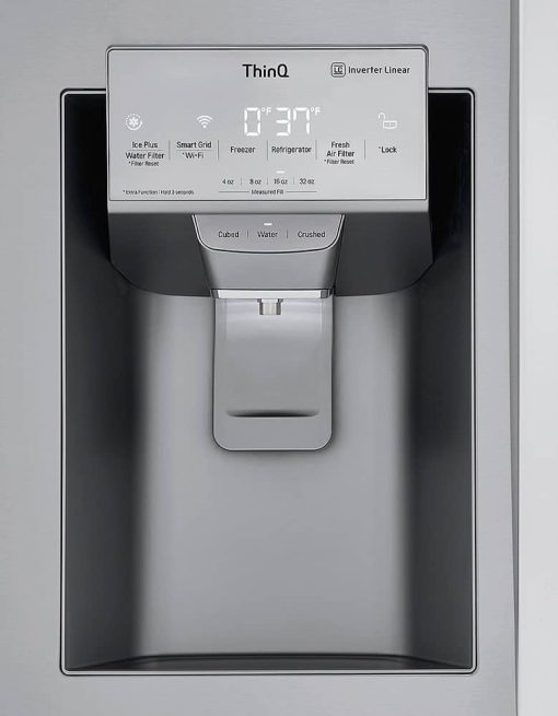 LG ADA 30 Cu. Ft. PrintProof Stainless Steel Smart Wi-Fi Enabled InstaView Door-In-Door Refrigerator With Craft Ice Maker - Image 7