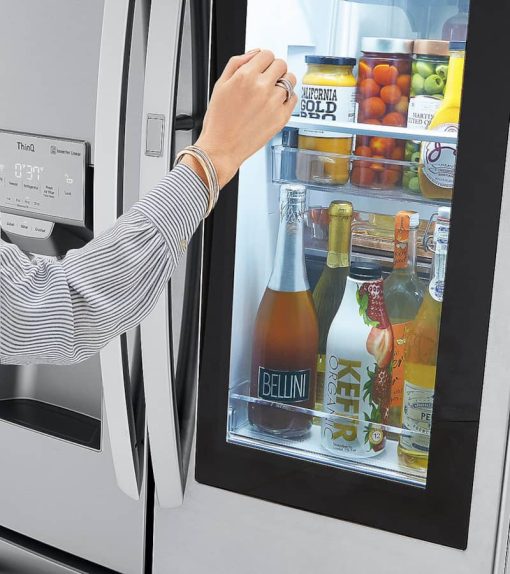 LG ADA 30 Cu. Ft. PrintProof Stainless Steel Smart Wi-Fi Enabled InstaView Door-In-Door Refrigerator With Craft Ice Maker - Image 8