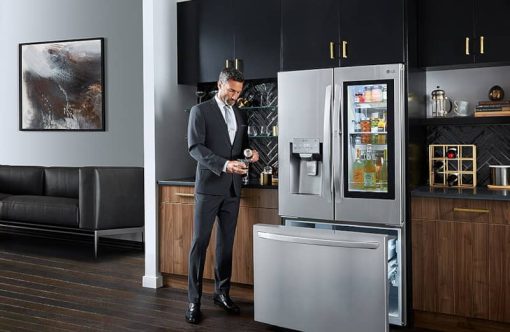 LG ADA 30 Cu. Ft. PrintProof Stainless Steel Smart Wi-Fi Enabled InstaView Door-In-Door Refrigerator With Craft Ice Maker - Image 10