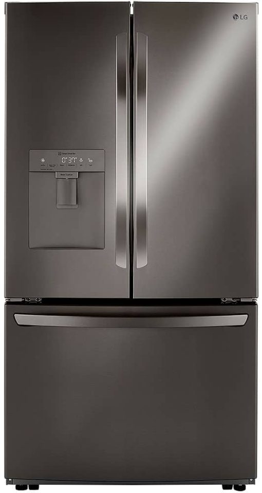 LG 29 Cu. Ft. PrintProof Black Stainless Steel 3-Door French Door Refrigerator
