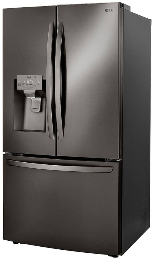 LG ADA 24 Cu. Ft. PrintProof Black Stainless Steel Smart Wi-Fi Enabled Counter-Depth Refrigerator With Craft Ice Maker - Image 5