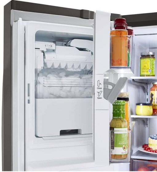 LG ADA 24 Cu. Ft. PrintProof Black Stainless Steel Smart Wi-Fi Enabled Counter-Depth Refrigerator With Craft Ice Maker - Image 7
