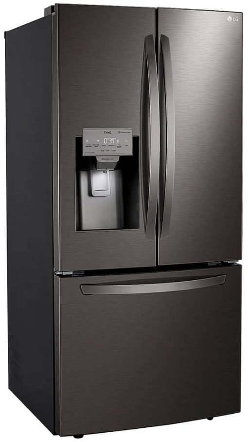 LG 25 Cu. Ft. PrintProof Black Stainless Steel Smart Wi-Fi Enabled French Door Refrigerator - Image 5