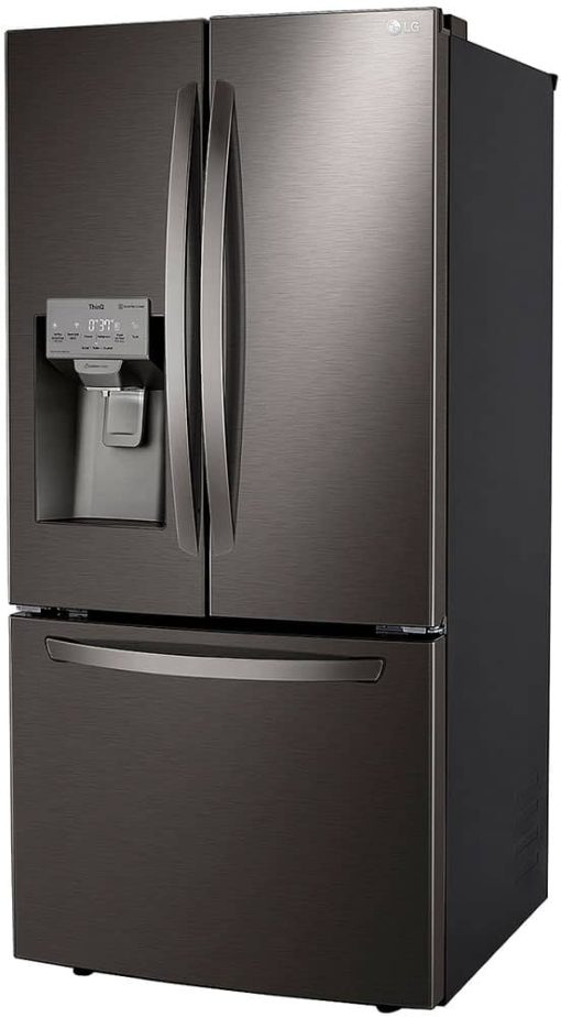 LG 25 Cu. Ft. PrintProof Black Stainless Steel Smart Wi-Fi Enabled French Door Refrigerator - Image 6