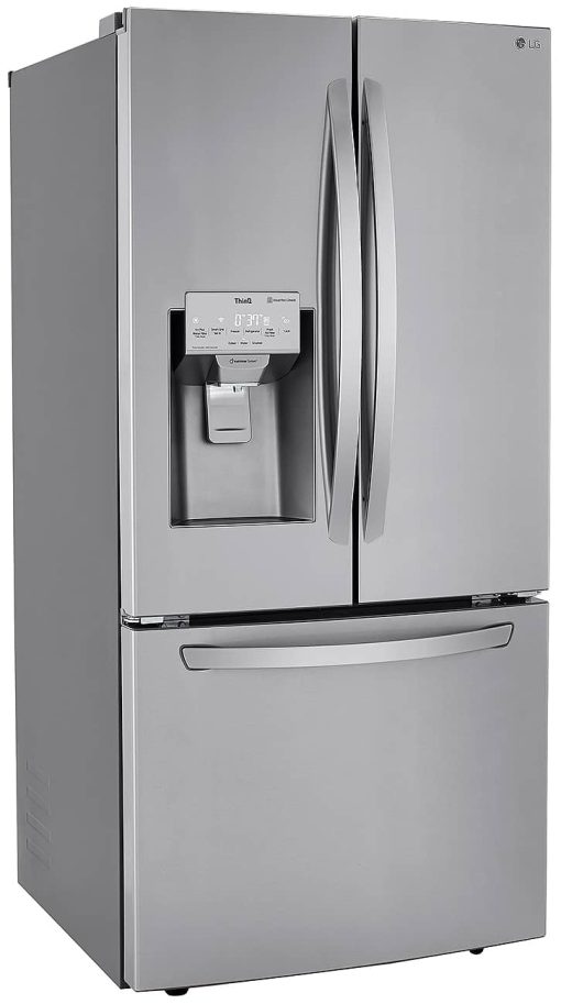 LG 25 Cu. Ft. PrintProof Stainless Steel Smart Wi-Fi Enabled French Door Refrigerator - Image 4